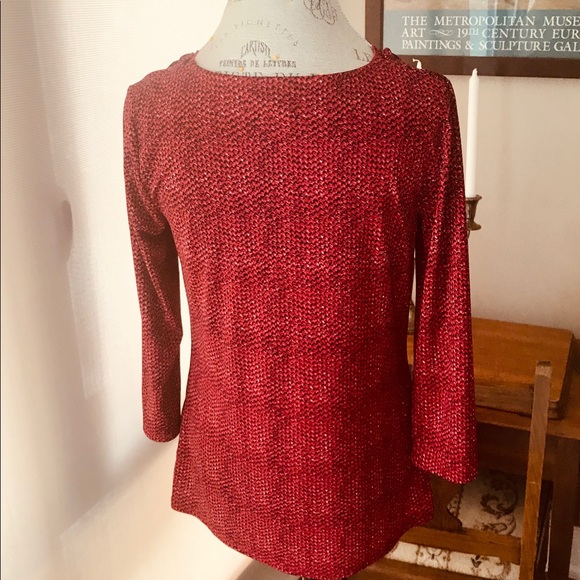 Dana Buchman Blouse Tunic Sz S - Picture 4 of 8